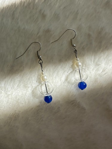 Soap bubbles earrings (click to view more, £5.5 each) - Picture 2 of 3