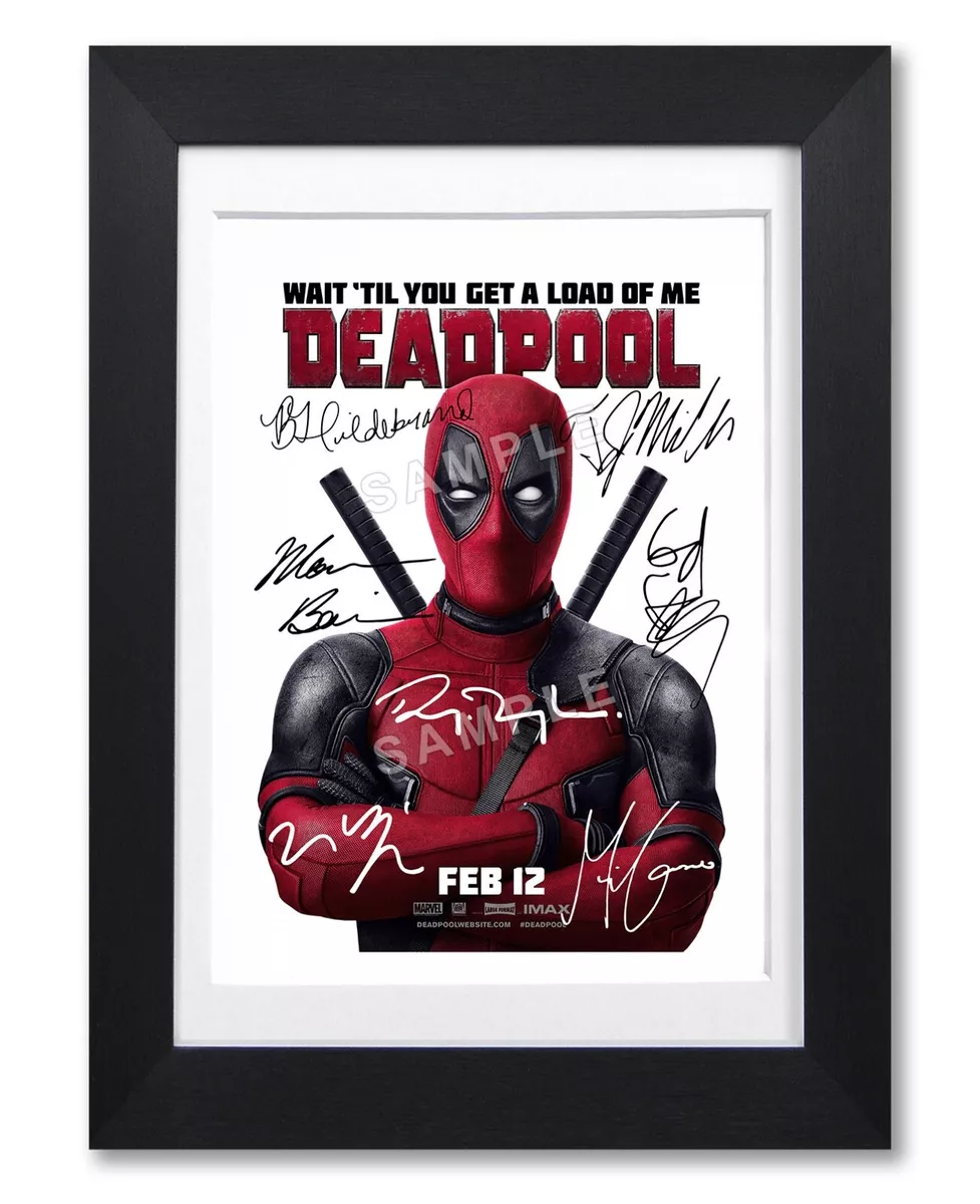 DEADPOOL 3 MOVIE POSTER MARVEL FILM A4 Wall ART PRINT CINEMA A4 Poster