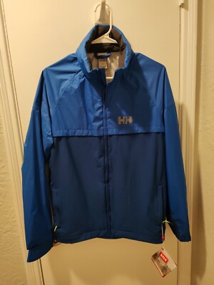 New Helly Hansen Loke Kaos Men's Lightweight Waterproof Full Zip Jacket Small