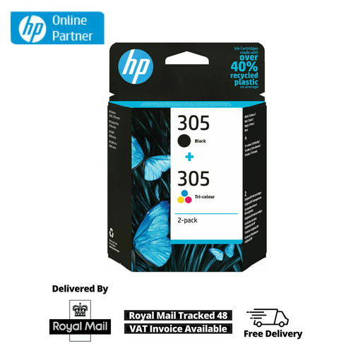 Original HP 305 Multipack Ink Cartridge (6ZD17AE) For HP Envy 6400 6010 6020 195161166969 eBay