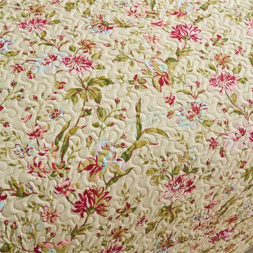 Bauernhaus Quilt Set leichte Wende Tagesdecke grau & gelb Decken Bett - Bild 51 von 91