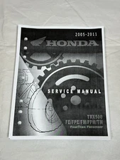 Service Shop Repair Manual 05-11 Honda Fourtrax Foreman TRX500 FE FPE FM FPM TM