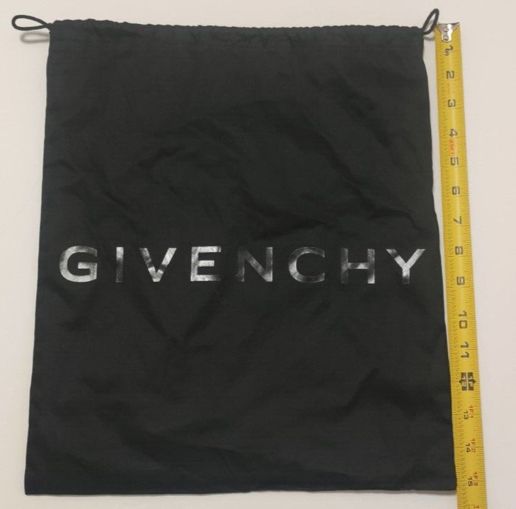 Authentic Givenchy Black Cotton Drawstring Dust B… - image 4