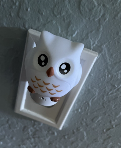 LED Owl Night Light for Kids 3D Owl Night Light Plug in Wall NEW - 第 5/11 張圖片