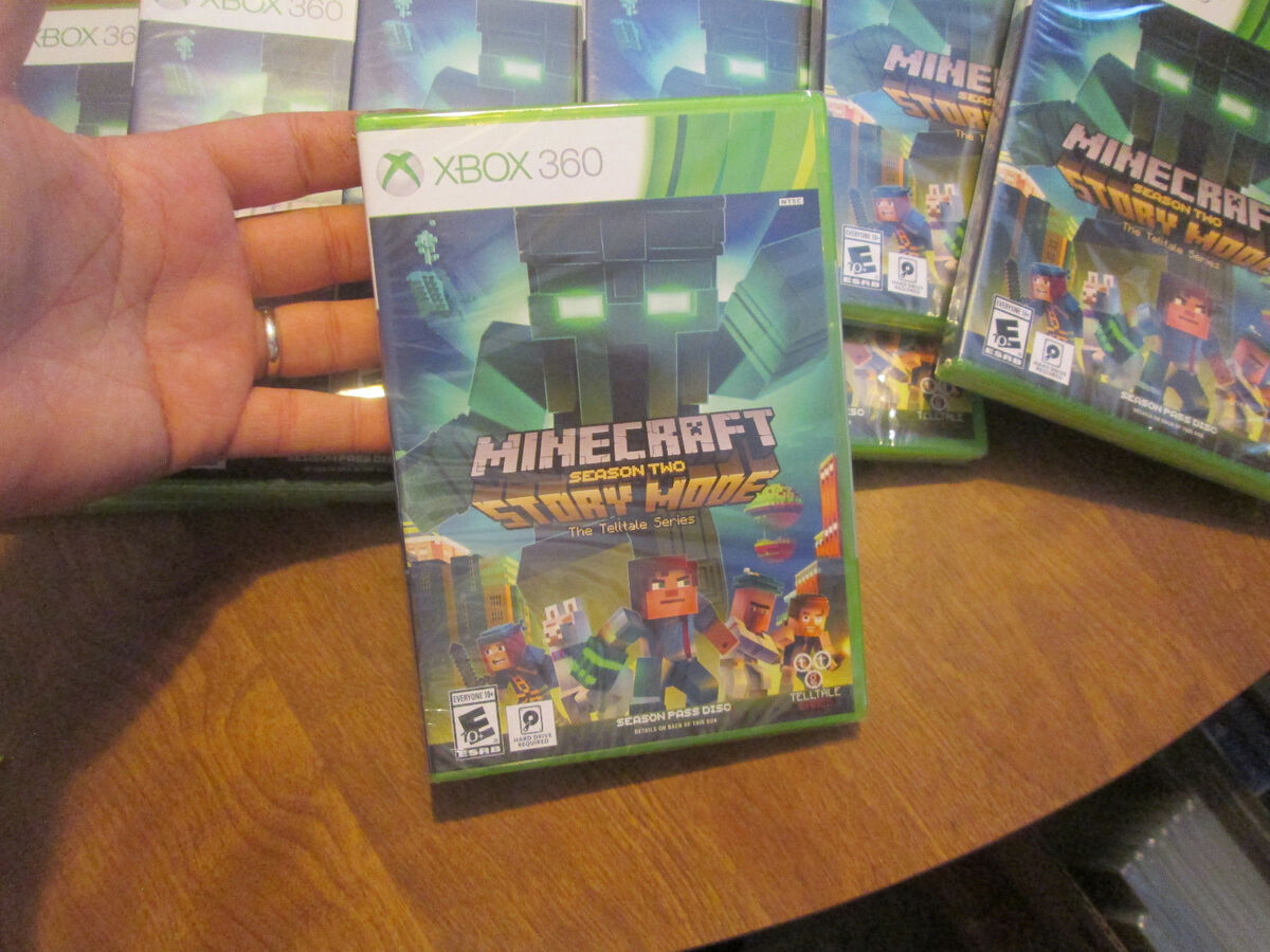 Minecraft: Story Mode Season Two 2 Season Pass Disc (Microsoft Xbox 360,  2017) 816563020146