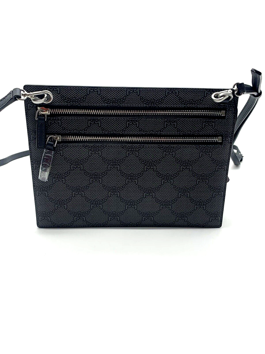 AUTH MCM Men's Himmel Lauretos Crossbody Pouch with Strap | eBay