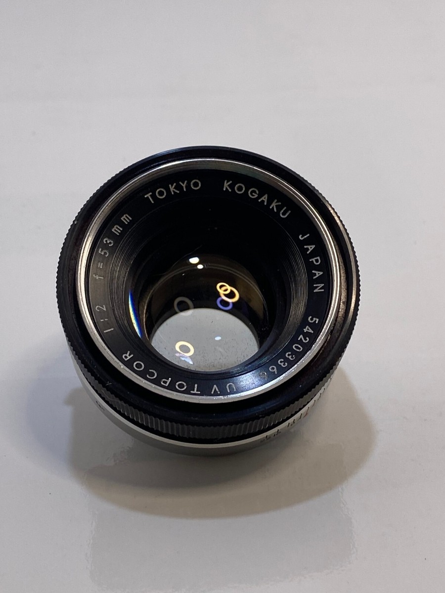 🐞 JAPAN Topcon UV Topcor 1:2 f=53mm Uni Mount SLR Camera 🐞 JAPAN Topcon UV Topcor 1:2 f=53mm Uni Mount SLR Camera