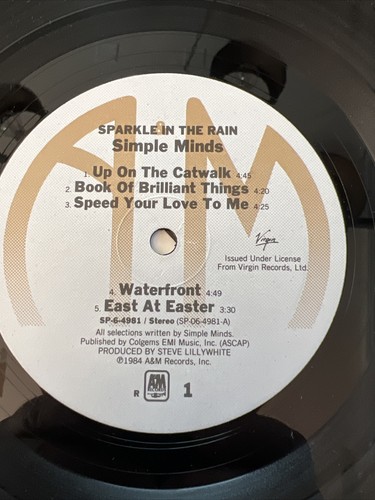 Simple Minds Sparkle in the Rain - Picture 8 of 8