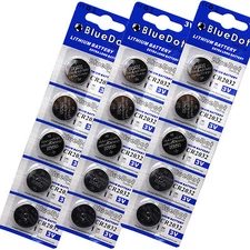 15X BlueDot batteries CR2032 DL2032 ECR2032 5004LC 3 Volt Button Cell Battery