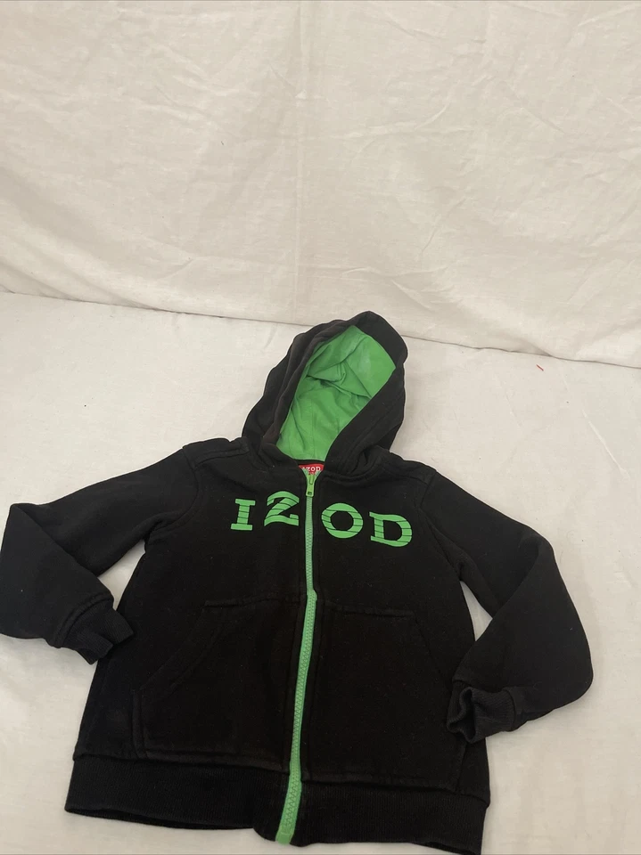 Izod Toddler Hooded Jacket Size 5T 60%, cotton, 40% polyester - Изображение 3 из 4