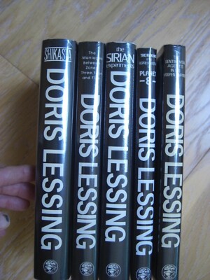 Doris Lessing, Canopus in Argos, all 5 books, all signed by author to bookplates
