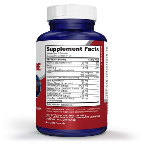 Nusapure Blood Pressure Supplement W Hawthorn Berry 90 Caps Ebay