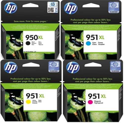 Original HP 950 XL - 951 XL  BCYM - NEUF pour OfficeJet Pro 8100/8600 serie