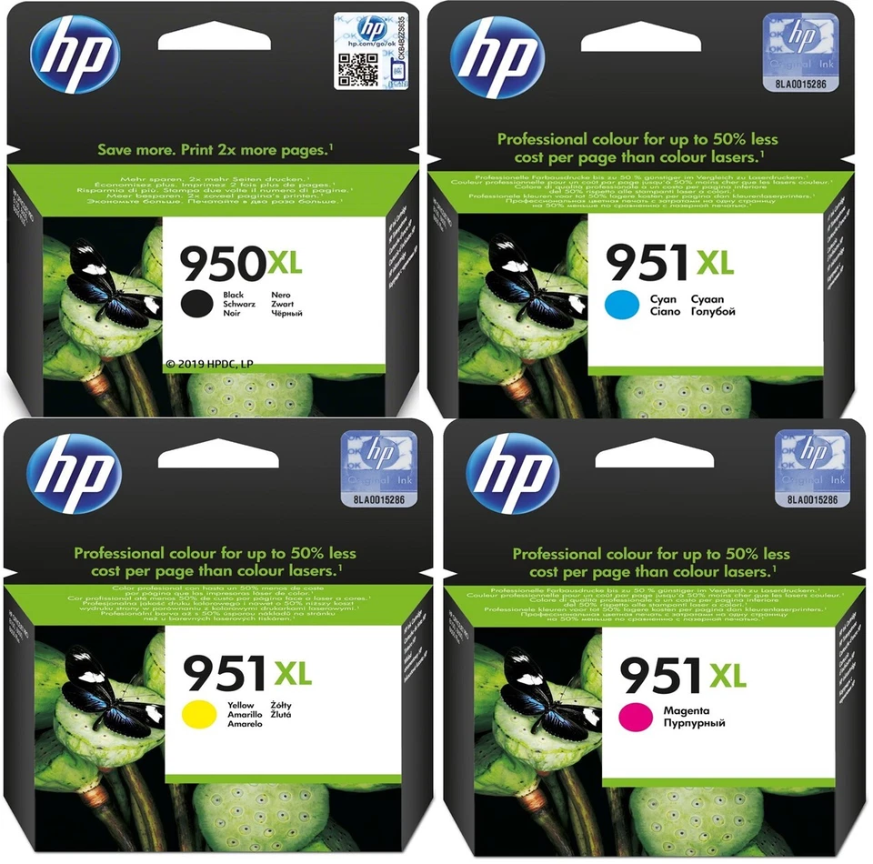 Original HP 950 XL - 951 XL BCYM - NEUF pour OfficeJet Pro 8100/8600 serie - Photo 1/4