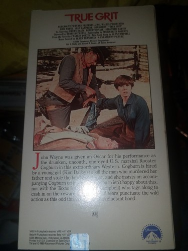 TRUE GRIT (vhs) John Wayne - Picture 2 of 2