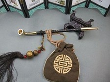 Set pipa da fumo kiseru giapponese stile samurai - design tradizionale dal GIAPPONE