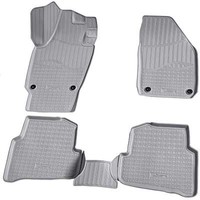 3D Gummi Fussmatten Passend FüR Vw Polo 6R / 6C | Bj Ab 2010> | Grau Passgenau