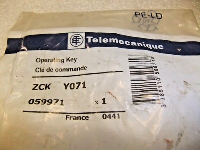 Telemecanique Actuator Key ZCK Y071 | eBay