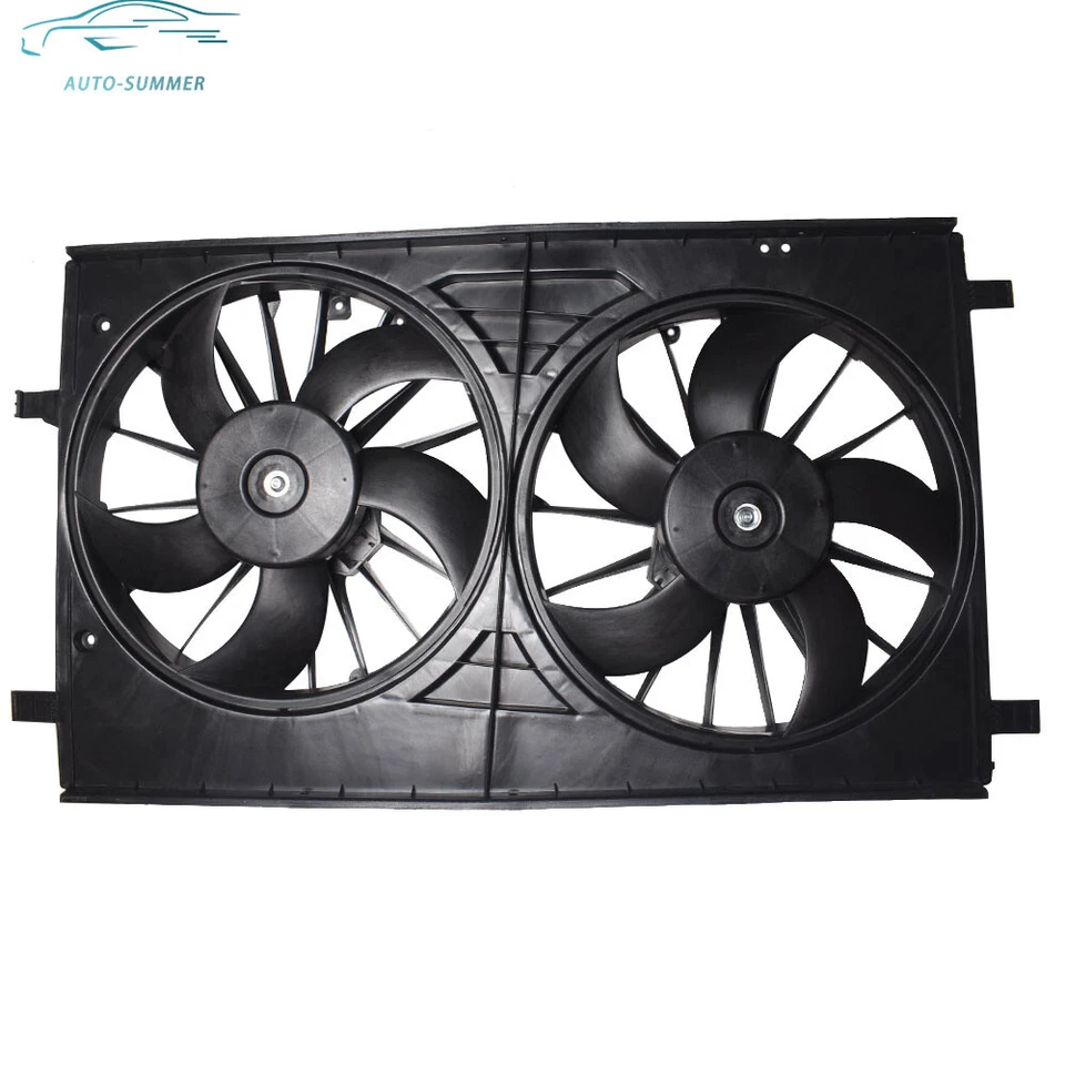 Ventilador de radiador y condensador doble para Chrysler Sebring 2007-10 Dodge Caliber 2007-12 Foto 4 de 4