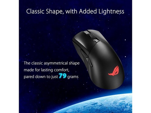 ASUS ROG Gladius III Wireless AimPoint Gaming Mouse, Connectivity (2.4GHz RF, Bl - Picture 4 of 7