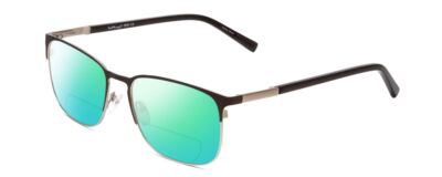 Ernest Hemingway H4864 Unisex Cateye Polarize BIFOCAL Sunglass Brown Silver 58mm