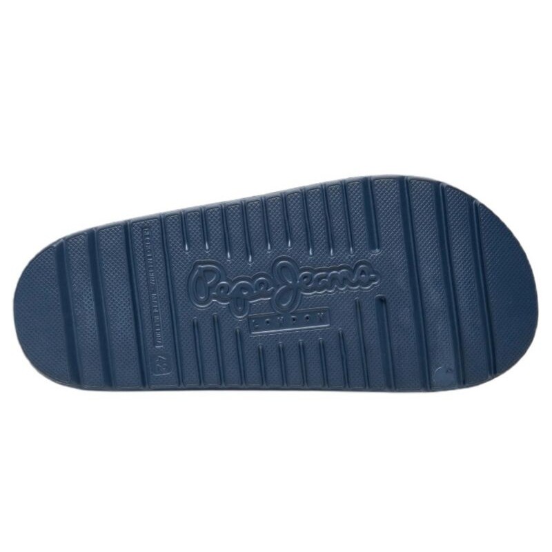 Pepe Jeans Beach Slide M PMS70159 zehenstegsandalen blau eBay
