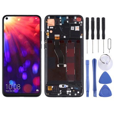 OEM LCD Screen for Huawei Honor View 20 Digitizer Full Assembly w/ Frame (Black)