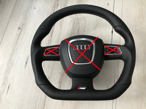 Sport Tuning S-Line Lenkrad Lederlenkrad Audi A3 A4 A5 A6 8K0 4F0 ohne Tausch - Bild 18 von 21