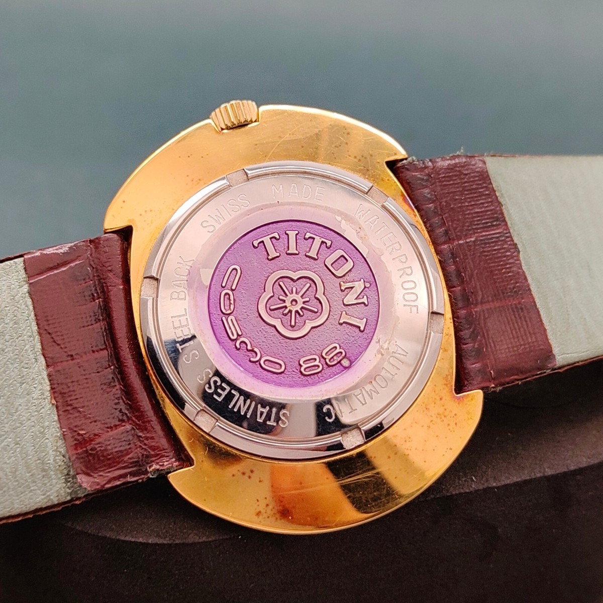 TITONI COSMO 88 AUTOMATIC 25J SWISS Cal.ETA2789-1 Gold Plated TITONI COSMO 88 AUTOMATIC 25J SWISS Cal.ETA2789-1 Gold Plated