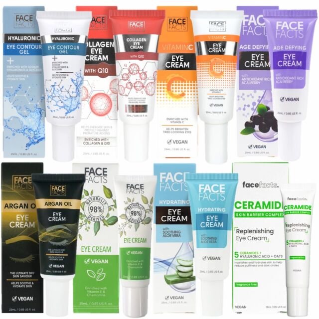 Face Facts Eye Cream Anti Aging Firming Moisturising Tightening Mens Womens Face Facts Eye Cream Anti Aging Firming Moisturising Tightening Mens Womens