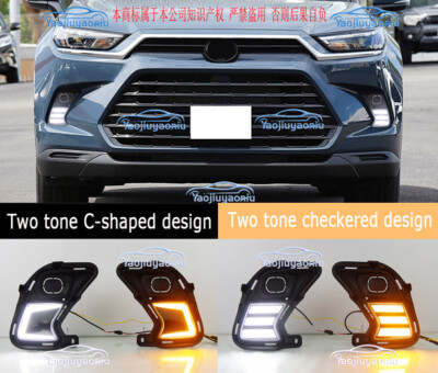 For Toyota Grand Highlander 2024-2025 LED Daytime Running Light Front Fog Light