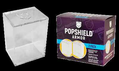 PopShield Armor Hard Protectors Size 4 Inch Funko Pops Hard Stack