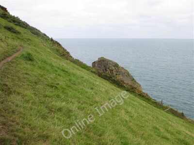 Photo 6x4 Approaching Needle Rock Bryn-henllan Much favoured by seabirds  c2009