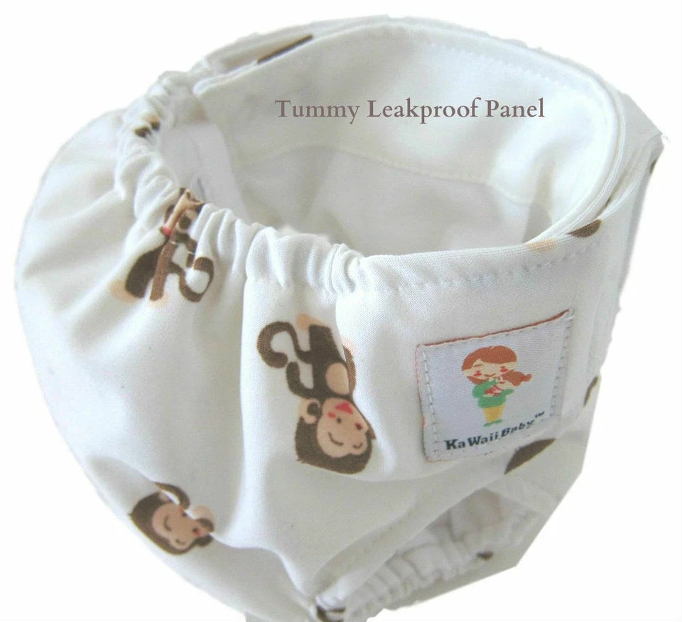 Pañales de tela de bolsillo KaWaii Baby 6 recién nacidos puros y naturales 0-18 Mos/6-22 libras Foto 3 de 4