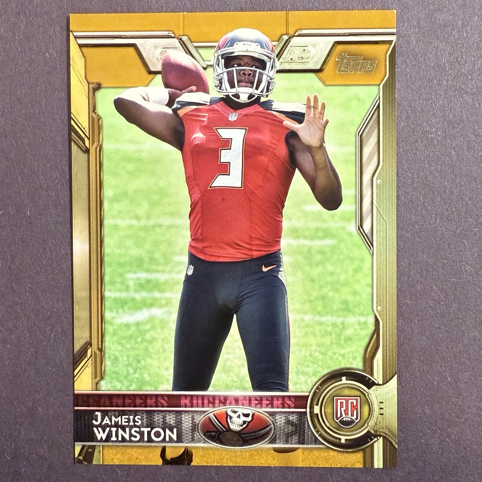 Jameis Winston 2015 Topps #500 Gold Rookie Parallel /2015 RC