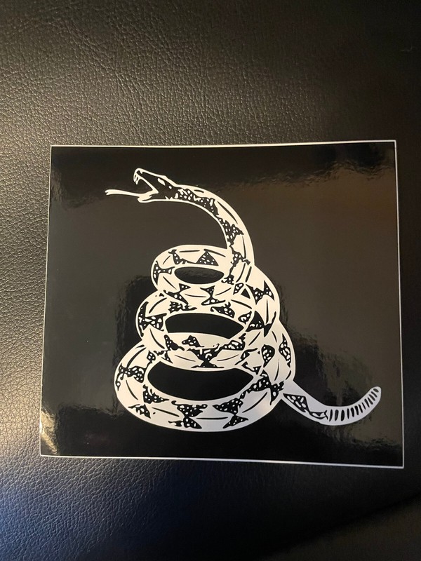 SET OF 2 - GADDSEN STICKERS - BLACK & WHITE - NEW - NO PACKAGE