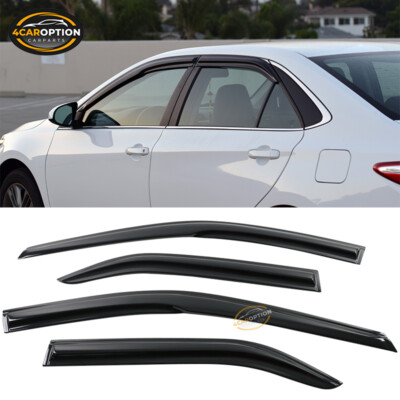 Fits 12-14 Toyota Camry XV50 Mugen Style Window Visors Rain Sun Guard Vent