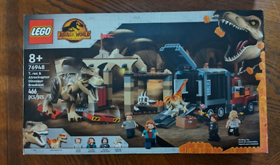 Lego Jurassic World Dominion #76948 T.Rex & Atrociraptor Dinosaur Breakout