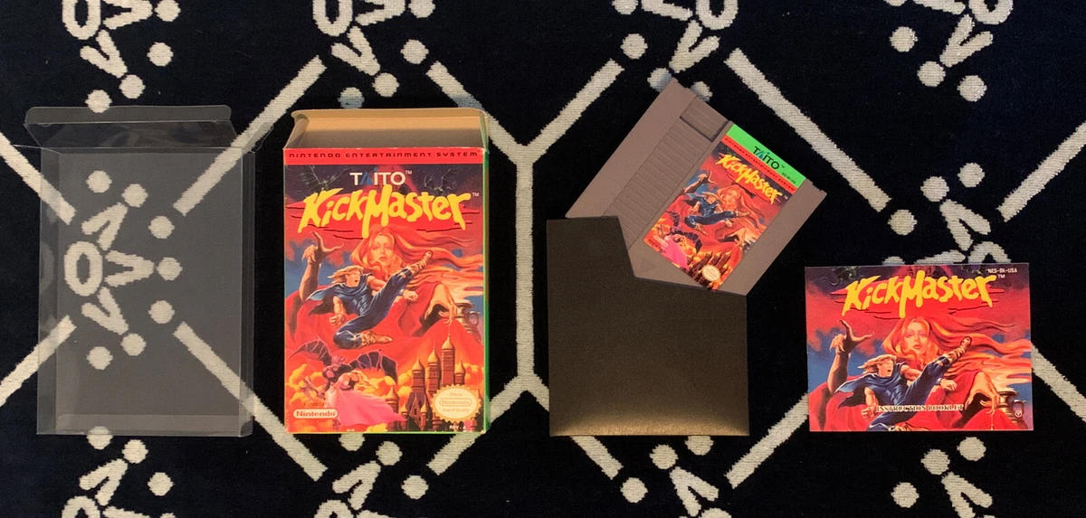 Kick Master (Nintendo Entertainment System1992) NES NR MINT CIB Authentic