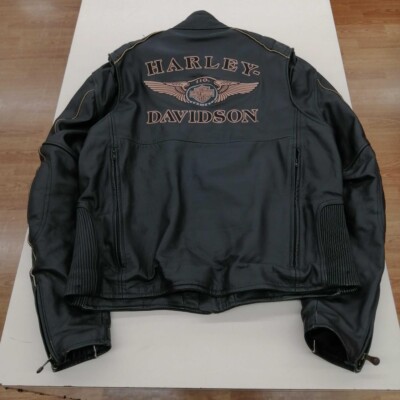 Harley Davidson 110周年記念ジャケット Harley Davidson Men's 110th Anniversary Riders Leather