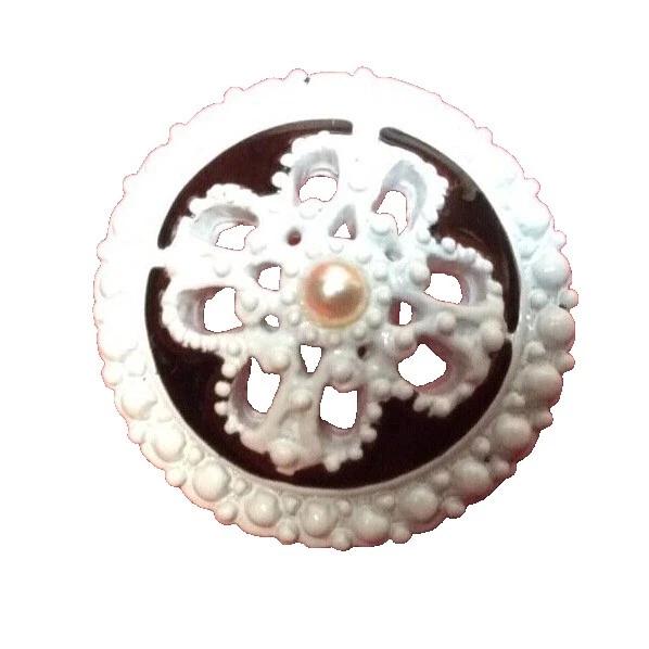 Enamel White Sewing Buttons