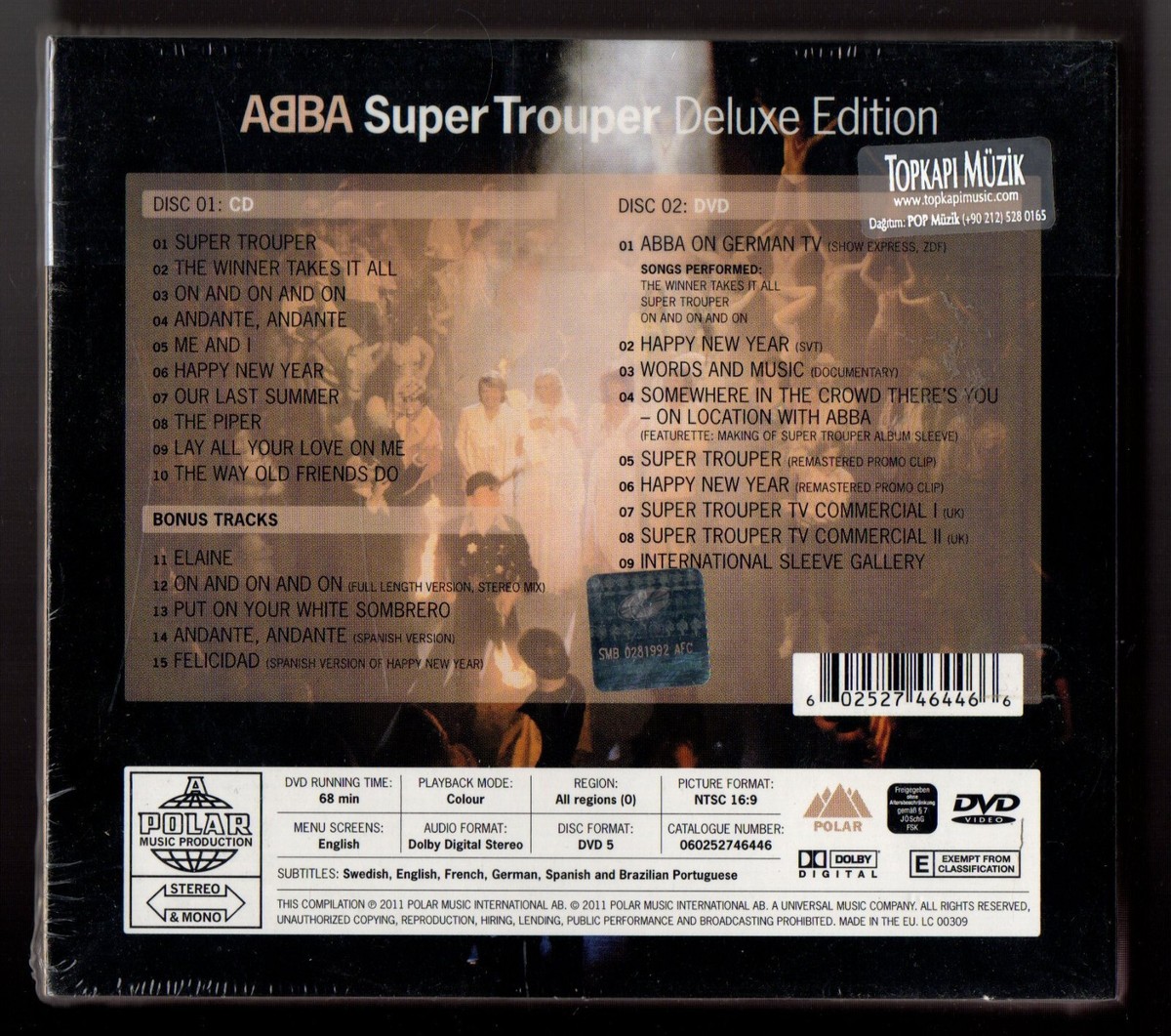 ABBA - SUPER TROUPER (2011) SEALED DELUXE EDITION CD+DVD | eBay UK