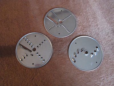 MOULINEX 3 DISC DISK BLADES A B C D F 354 390 Vegetable Chef Shredding, Fries