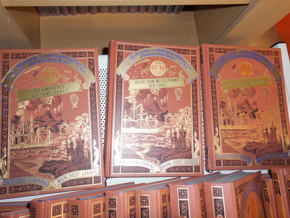 Jules Verne Hartleben´s Prachtausgabe /Reprint /aussuchen - Bild 2 von 4