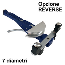 Piegatubi curva tubo rame a cricco - 7 diametri con piegatura REVERSE