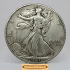1941 Walking Liberty Half Dollar, 90% Silver - #C59294NQ
