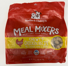 Stella  Chewy FDCM-18 Freeze-Dried Raw Meal Mixers Chicken Flavor Dog Food 18oz