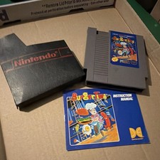 Nintendo BurgerTime NES Arcade Game Data East Cartridge w/ Manual