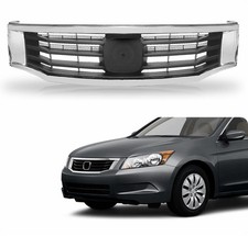For 2008-2010 Honda Accord Front Bumper Grille Black Chrome Mesh Grill For 2008-2010 Honda Accord Front Bumper Grille Black Chrome Mesh Grill