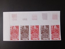 variété non dentelé essai couleur croix rouge 1960 France 1977 neufs XX Luxe
